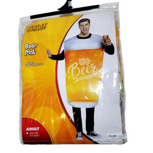 Spirit Beer Pint Adult Costume OS Fits Most Halloween Party Funny Costume Fun
